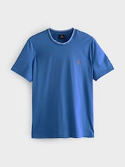 PS Paul Smith Regular Fit Blue 100% Organic Cotton Logo T-Shirt - Image 1 of 1