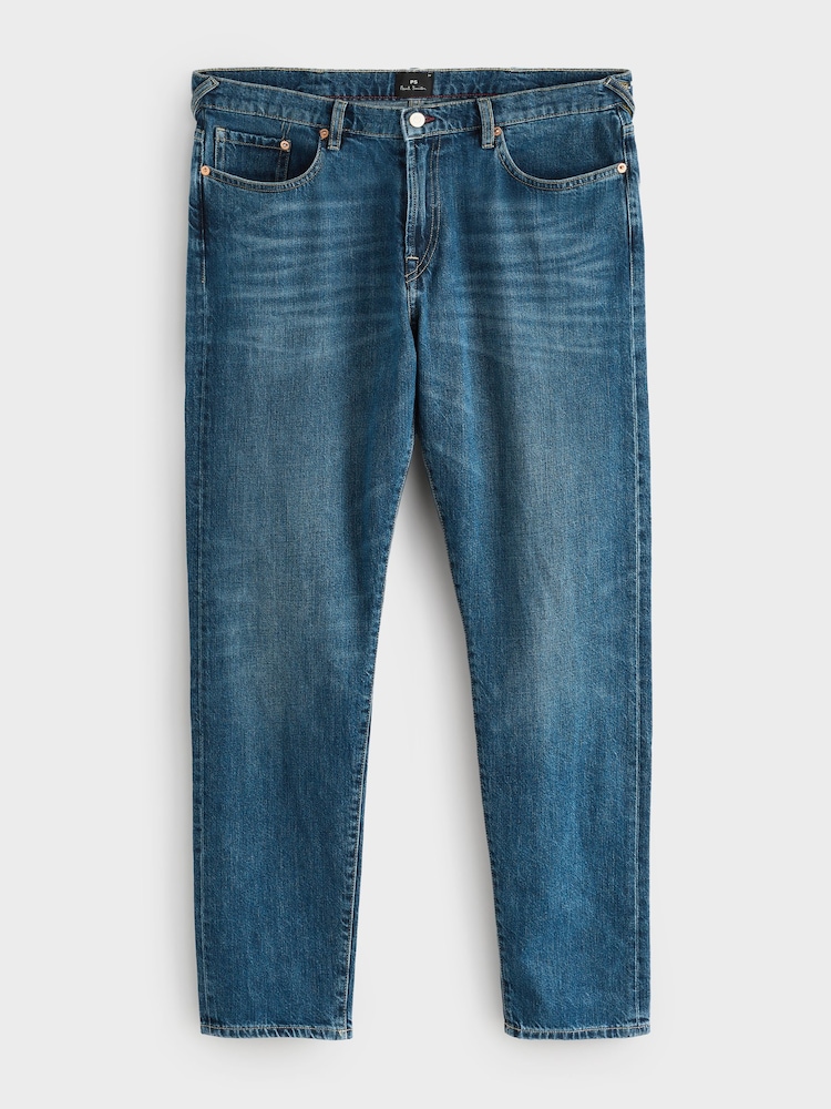 PS Paul Smith Tapered Fit Blue Denim Jeans - Image 6 of 6
