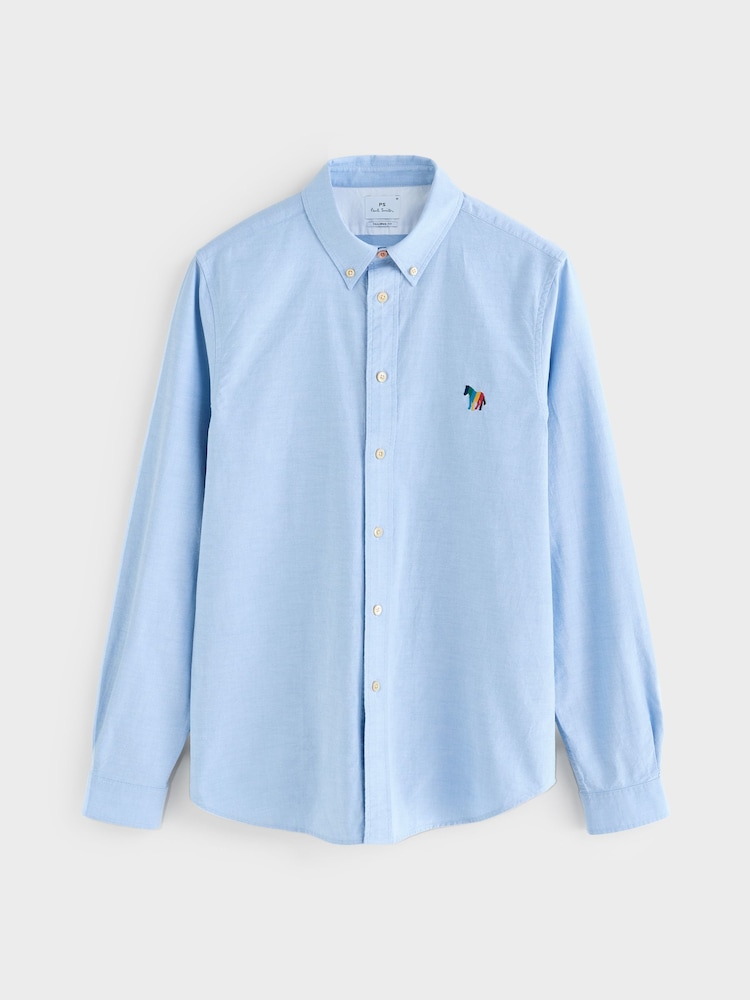 PS Paul Smith Tailored Fit Blue Shirt - Image 1 of 4