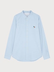 PS Paul Smith Tailored Fit Blue Shirt - Image 2 of 4