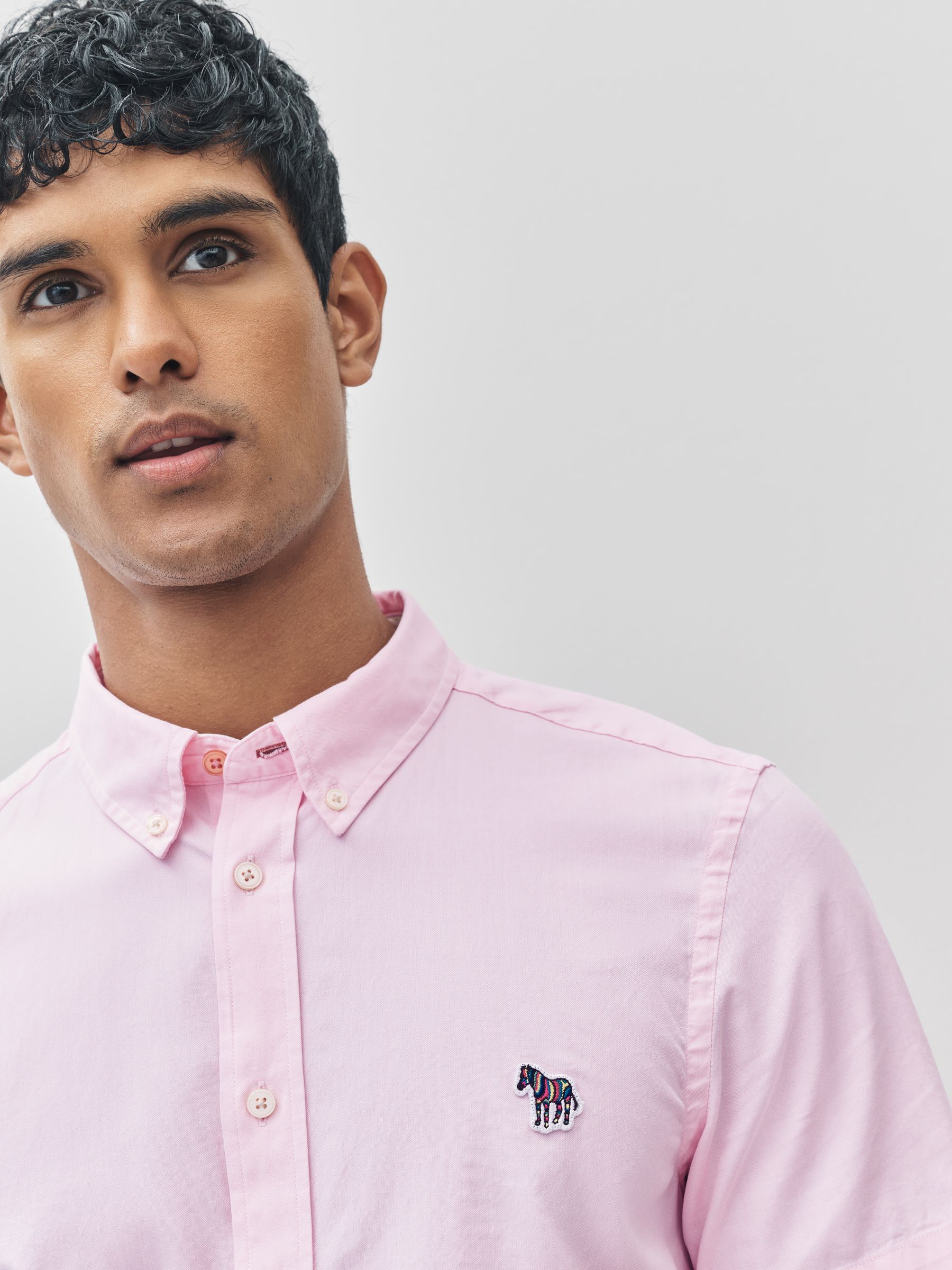 Next：日本 ピンク - PS Paul Smith カジュアルフィット半袖ロゴシャツ