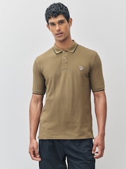 PS Paul Smith Regular-Fit Green Polo Shirt - Image 1 of 5