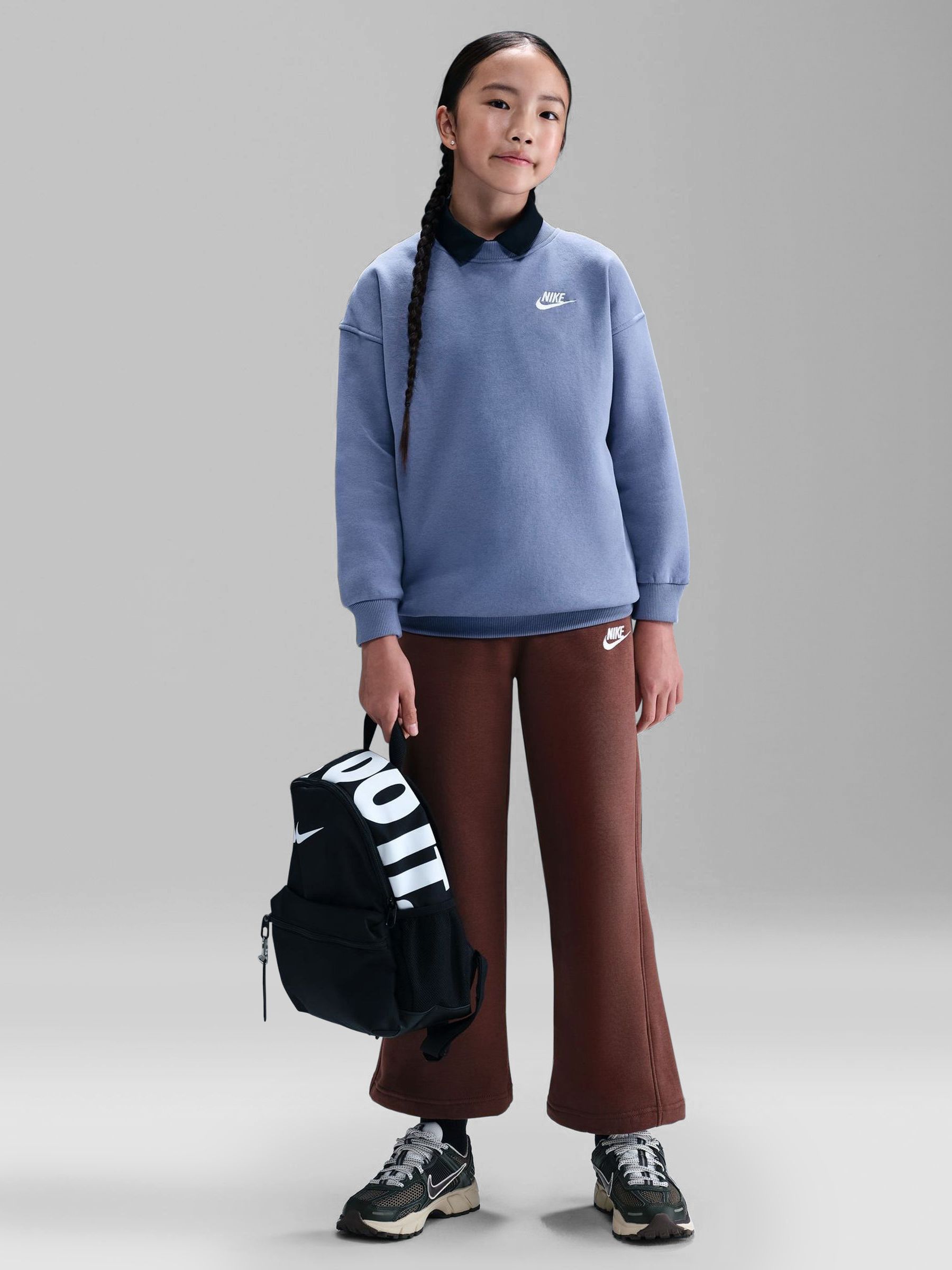 blue nike club sweatshirt