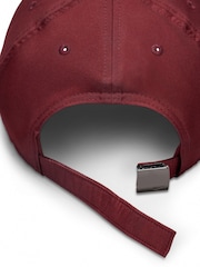 Nike Dark Team Red Dri-FIT Kids Club Unstructured Metal Swoosh Cap - Image 5 of 6