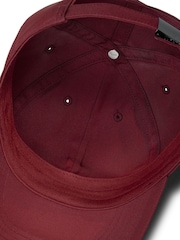 Nike Dark Team Red Dri-FIT Kids Club Unstructured Metal Swoosh Cap - Image 6 of 6