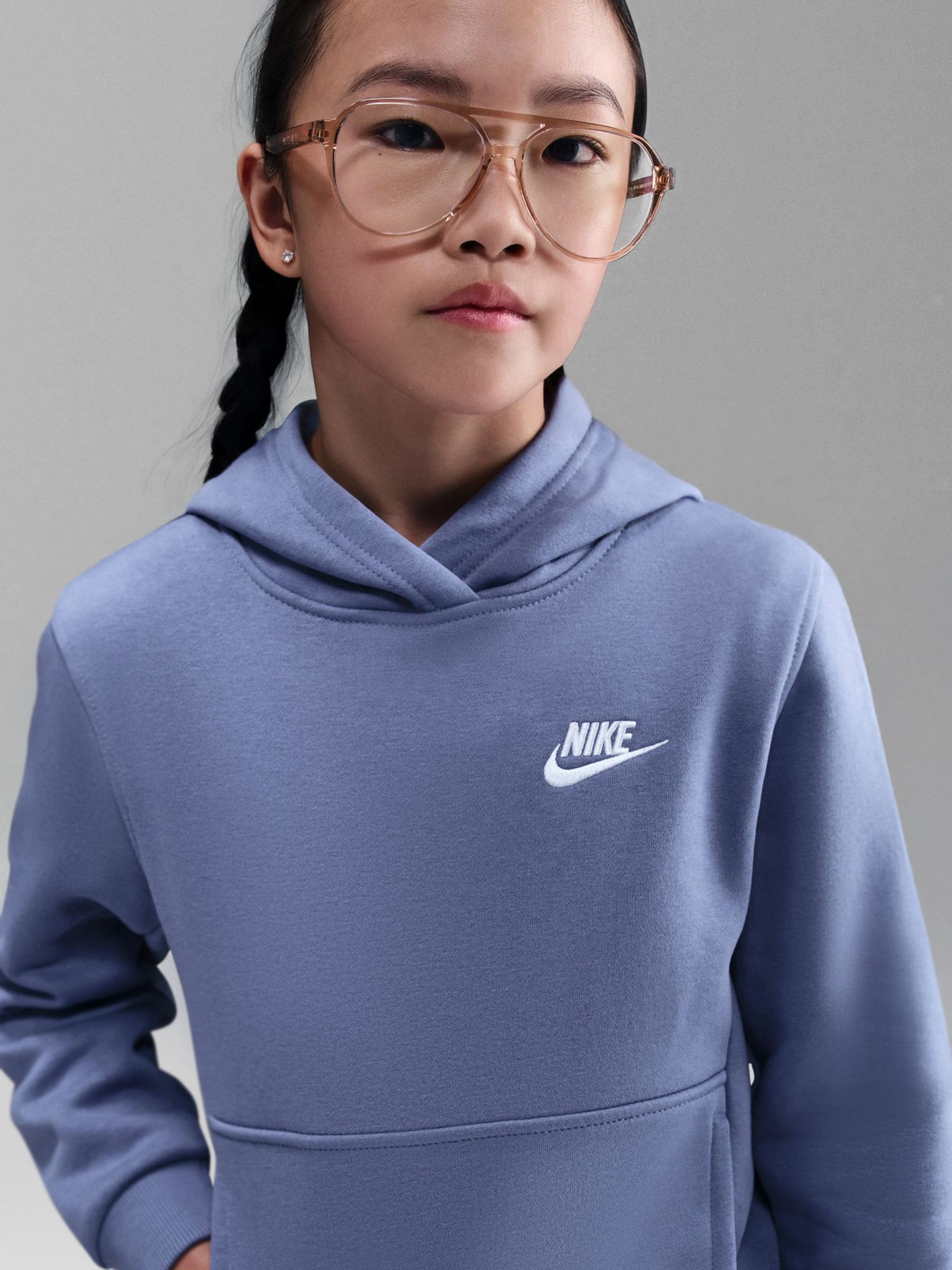 nike womens blue hoodie