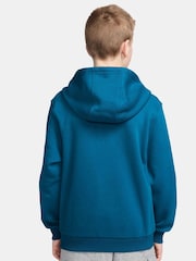 Nike Abyss Blue Club Fleece Zip Through Hoodie - Image 2 of 3