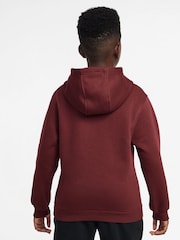 Dunkel, Team, Rot - Nike Club Kapuzensweatshirt aus Fleece - Bild 2 von 3
