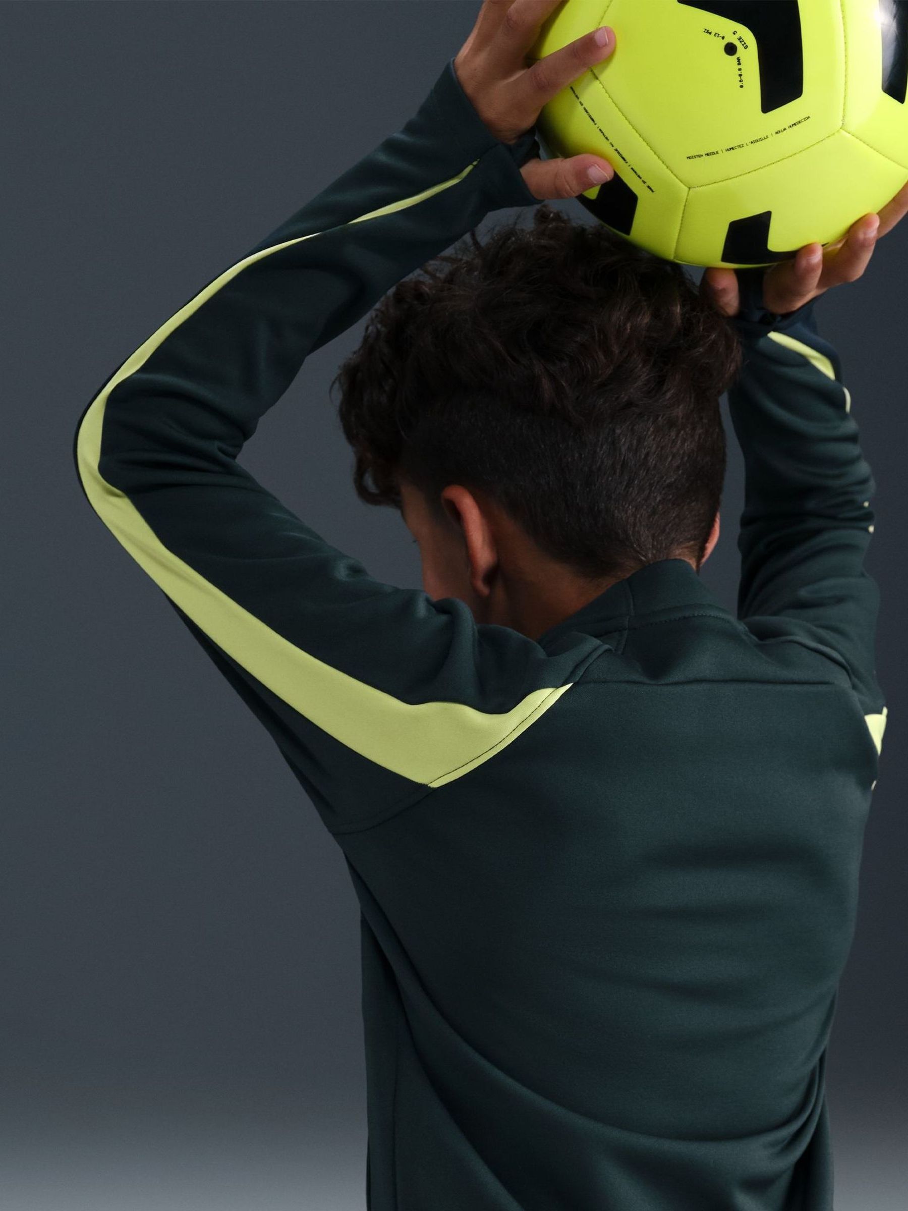 Buy Nike Dark Seaweed Green Therma FIT Academy Football Drill Top