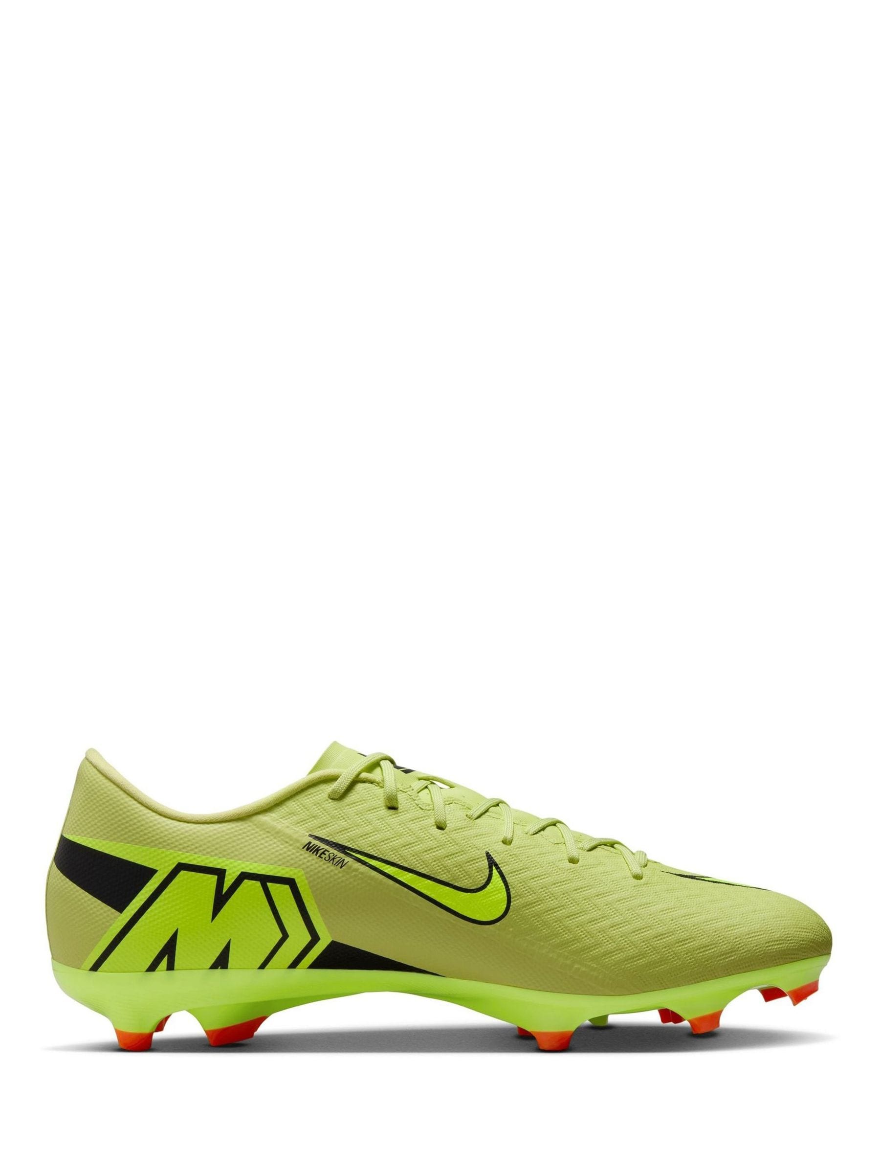 Buy Nike Green Mercurial Academy Multi Ground Football Boots from