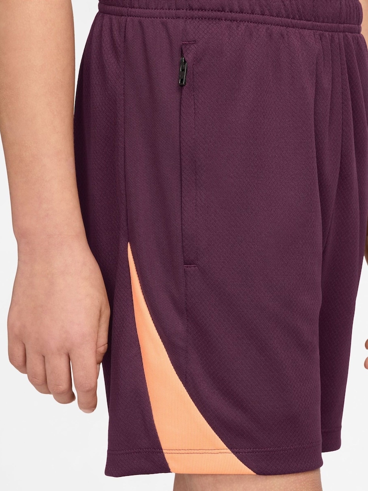 Nike Bordeaux Burgundy Dri-FIT Strike 24 Shorts - Image 6 of 6 Nike Bordeaux Burgundy Dri-FIT Strike 24 Shorts - Image 6 of 6