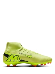 Nike Green Mercurial Superfly 10 Academy Mutli Ground Football Boots - Image 3 of 11