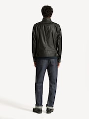Belstaff Black Racemaster Waxed Cotton Jacket - Image 2 of 5