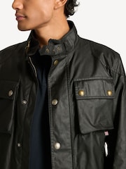 Belstaff Black Racemaster Waxed Cotton Jacket - Image 4 of 5