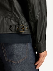 Belstaff Black Racemaster Waxed Cotton Jacket - Image 5 of 5