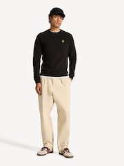 Belstaff Black Cotton Sweatshirt - Image 4 of 6