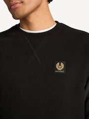 Belstaff Black Cotton Sweatshirt - Image 5 of 6