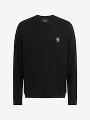 Belstaff Black Cotton Sweatshirt - Image 6 of 6