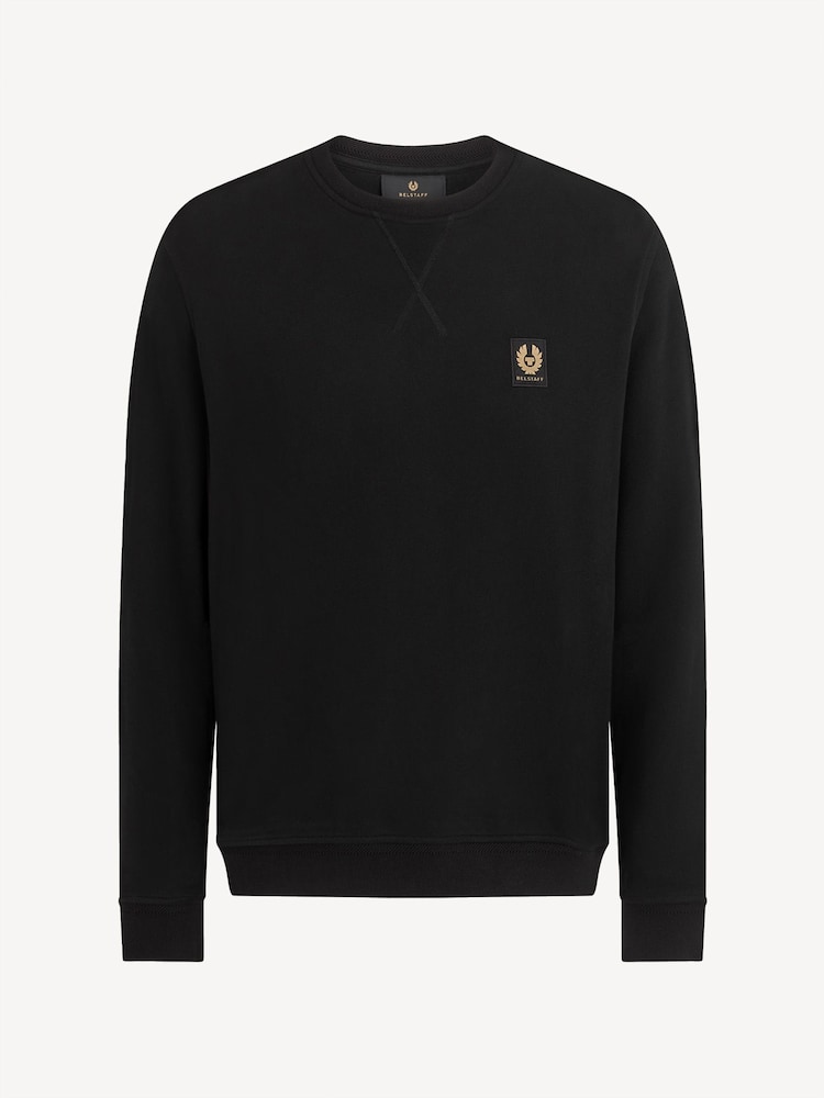 Belstaff Black Cotton Sweatshirt - Image 6 of 6