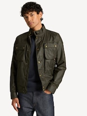 Belstaff Green Racemaster Waxed Cotton Jacket - Image 1 of 5