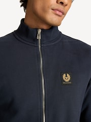 Belstaff Blue Full Zip Sweatshirt - Image 4 of 5