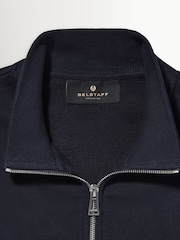 Μπλε - Φούτερ Belstaff με φερμουάρ και κλείσιμο - Εικόνα 7 από 7