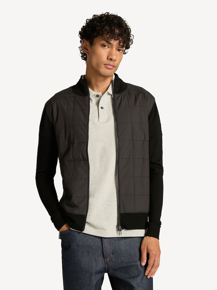 Belstaff Black Kelbrook Zip Cardigan - Image 1 of 6