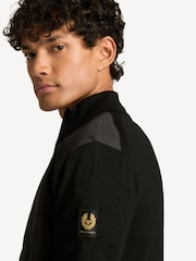 Belstaff Black Kelbrook Zip Cardigan - Image 5 of 6