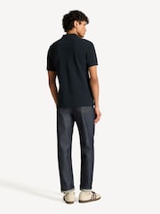 Belstaff Blue Cotton Pique Polo Shirt - Image 2 of 7