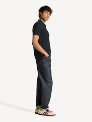 Belstaff Blue Cotton Pique Polo Shirt - Image 4 of 7