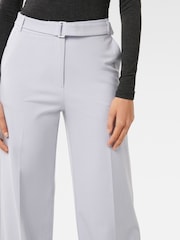 Forever New Blue Rio Belted Straight Leg Trousers - Image 3 of 5