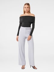 Forever New Blue Rio Belted Straight Leg Trousers - Image 5 of 5