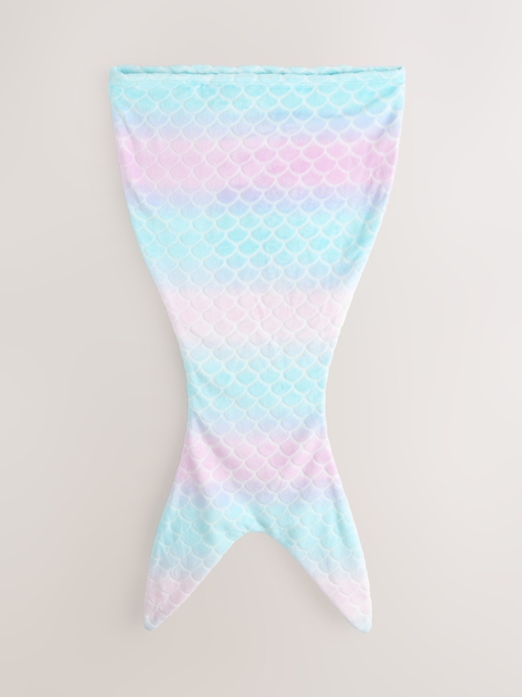 Pink Ombre Mermaid Fleece Blanket - Image 1 of 3