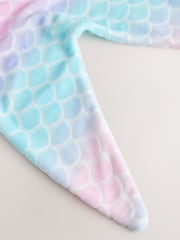 Pink Ombre Mermaid Fleece Blanket - Image 3 of 3