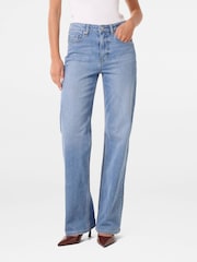 Forever New Blue Skyla Straight Leg Jeans - Image 1 of 5