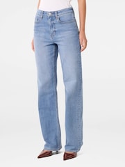 Forever New Blue Skyla Straight Leg Jeans - Image 4 of 5