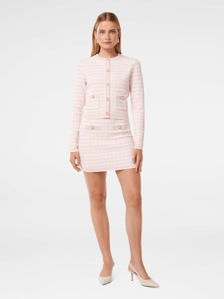 Forever New Pink Louise Boucle Knitted Skirt - Image 5 of 5