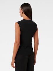 Forever New Black Carmen Utility Knitted Top - Image 2 of 5