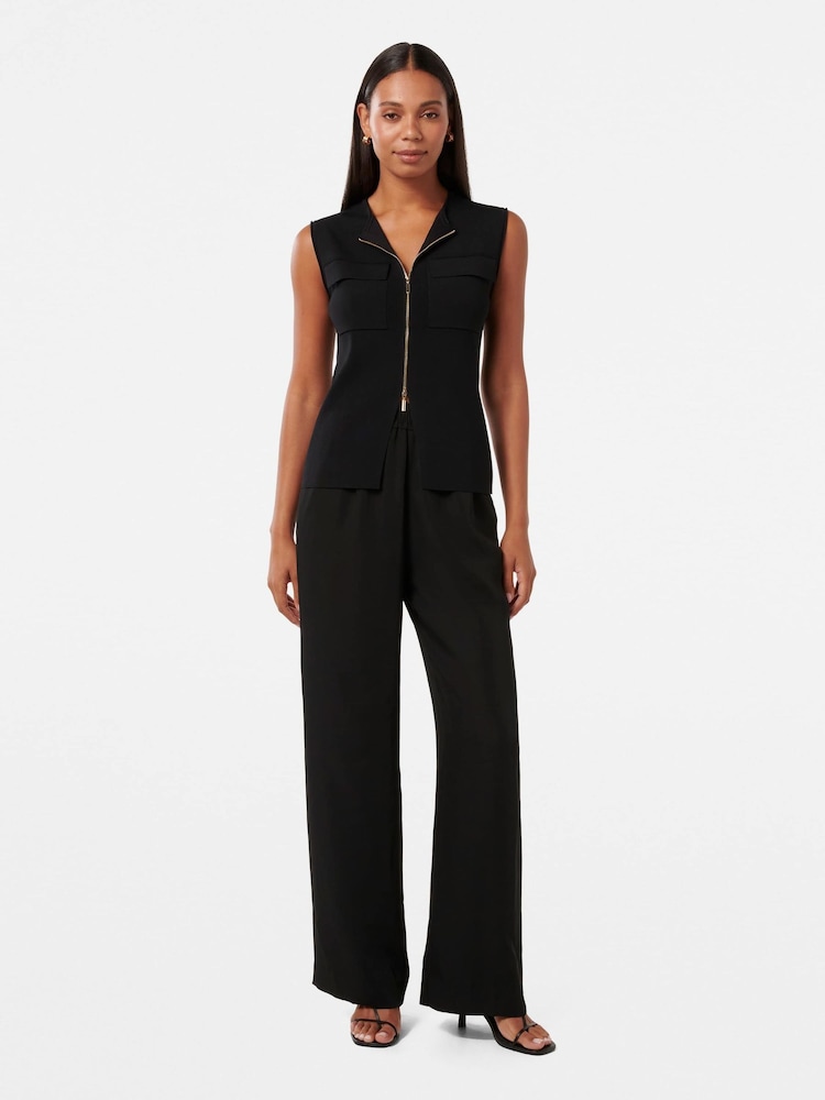 Forever New Black Carmen Utility Knitted Top - Image 4 of 5