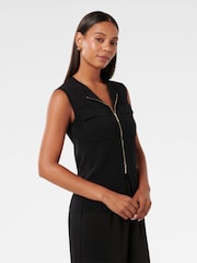 Forever New Black Carmen Utility Knitted Top - Image 5 of 5