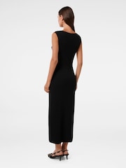 Forever New Black Harriet Zip Through Midi Dress - Image 2 of 4
