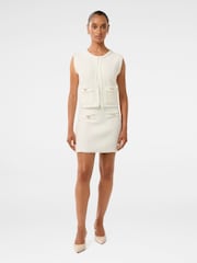 Forever New Cream Faith Petite Textured Knitted Top - Image 5 of 5