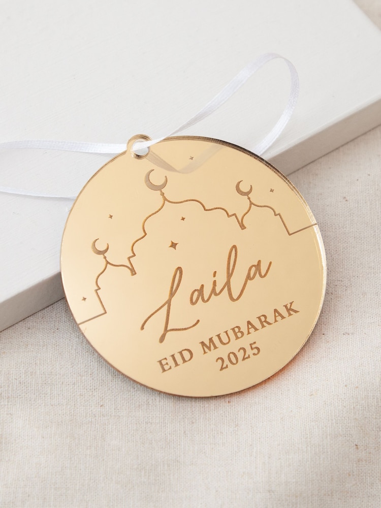 Mosque Outline Ramadan & Eid Celebration Hanging Decoration by No Ordinary Gift - Image 1 of 2