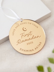 Personalised First Eid & Ramadan Hanging Decoration by No Ordinary Gift - Image 2 of 2