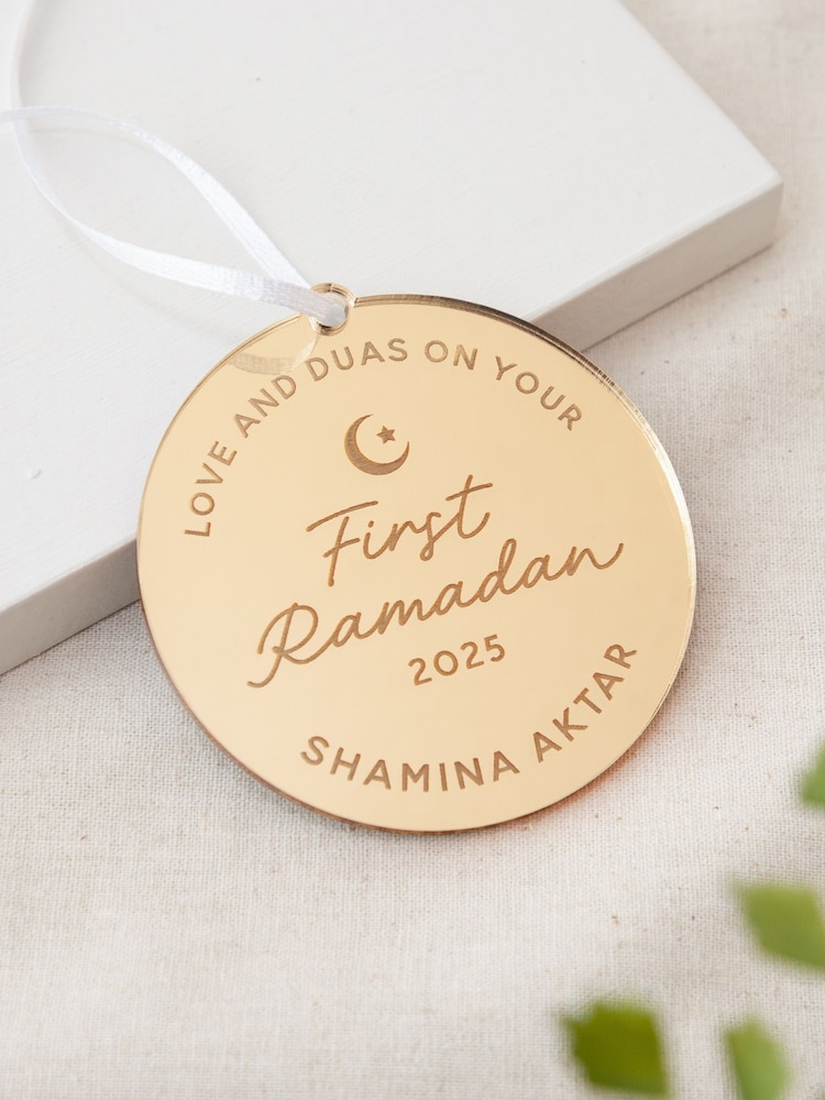 Personalised First Eid & Ramadan Hanging Decoration by No Ordinary Gift - Image 2 of 2