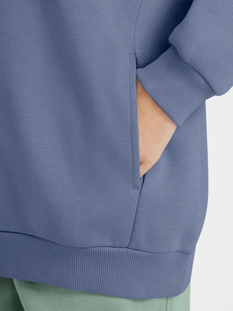 Nike World Indigo Blue Oversized Sportswear Club Fleece Pullover Hoodie - Image 3 of 3