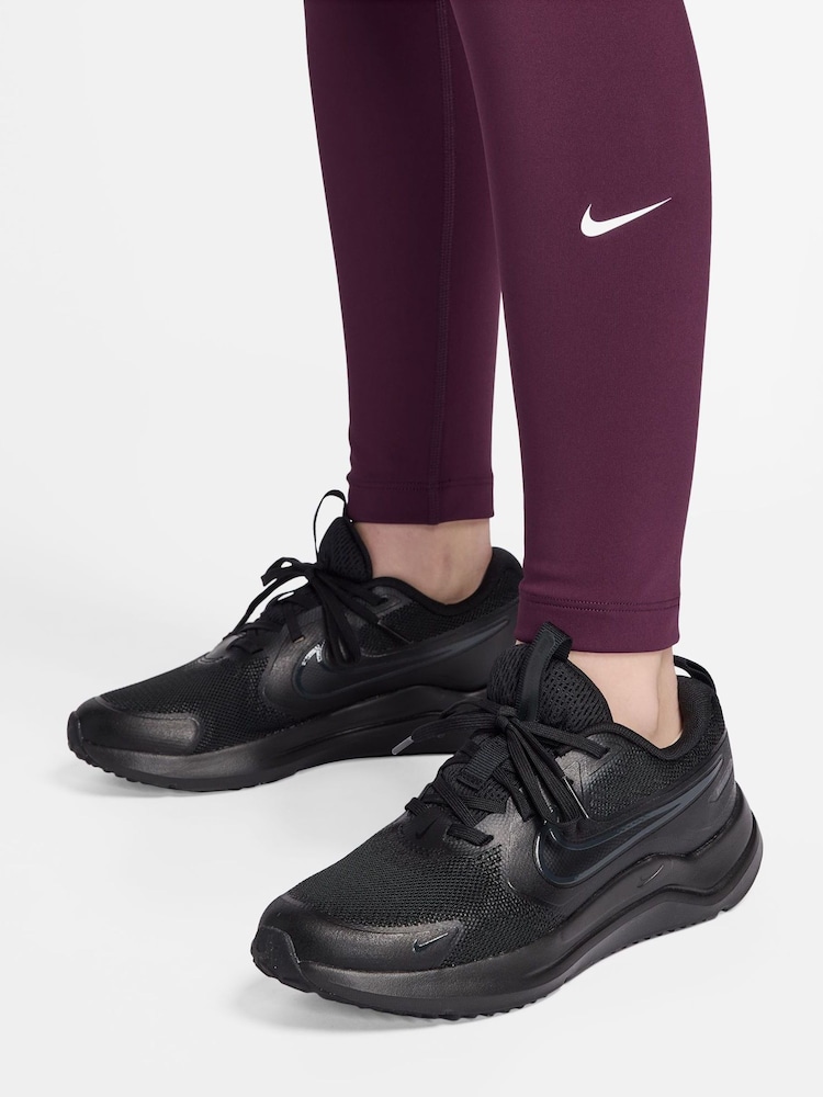 Nike Bordeaux Burgundy Dri-FIT One Leggings - Image 3 of 3