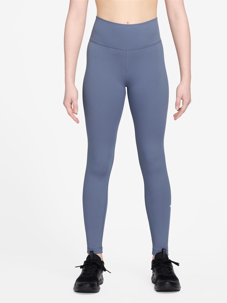Nike World Indigo Blue Dri-FIT One Leggings - Image 1 of 3