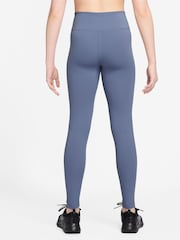 Nike World Indigo Blue Dri-FIT One Leggings - Image 2 of 3