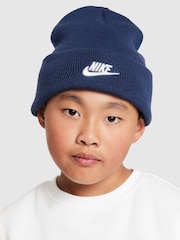 Nike Midnight Navy Kids Peak Winter Beanie - Image 1 of 4